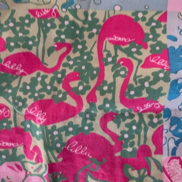 Lilly Pulitzer full length Halter hostess gown dress millennium patchwork RARE - Picture 13 of 14